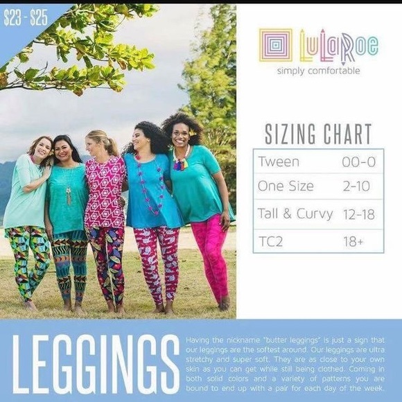 Pink Floral LuLaRoe Leggings - NWOT - Picture 3 of 5